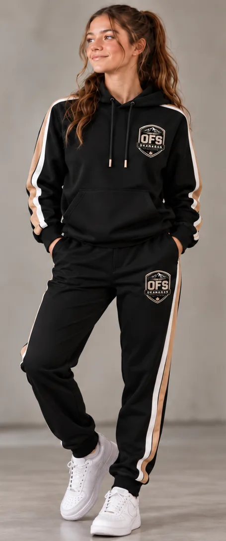 Player wearing the black OFS hoodie and joggers